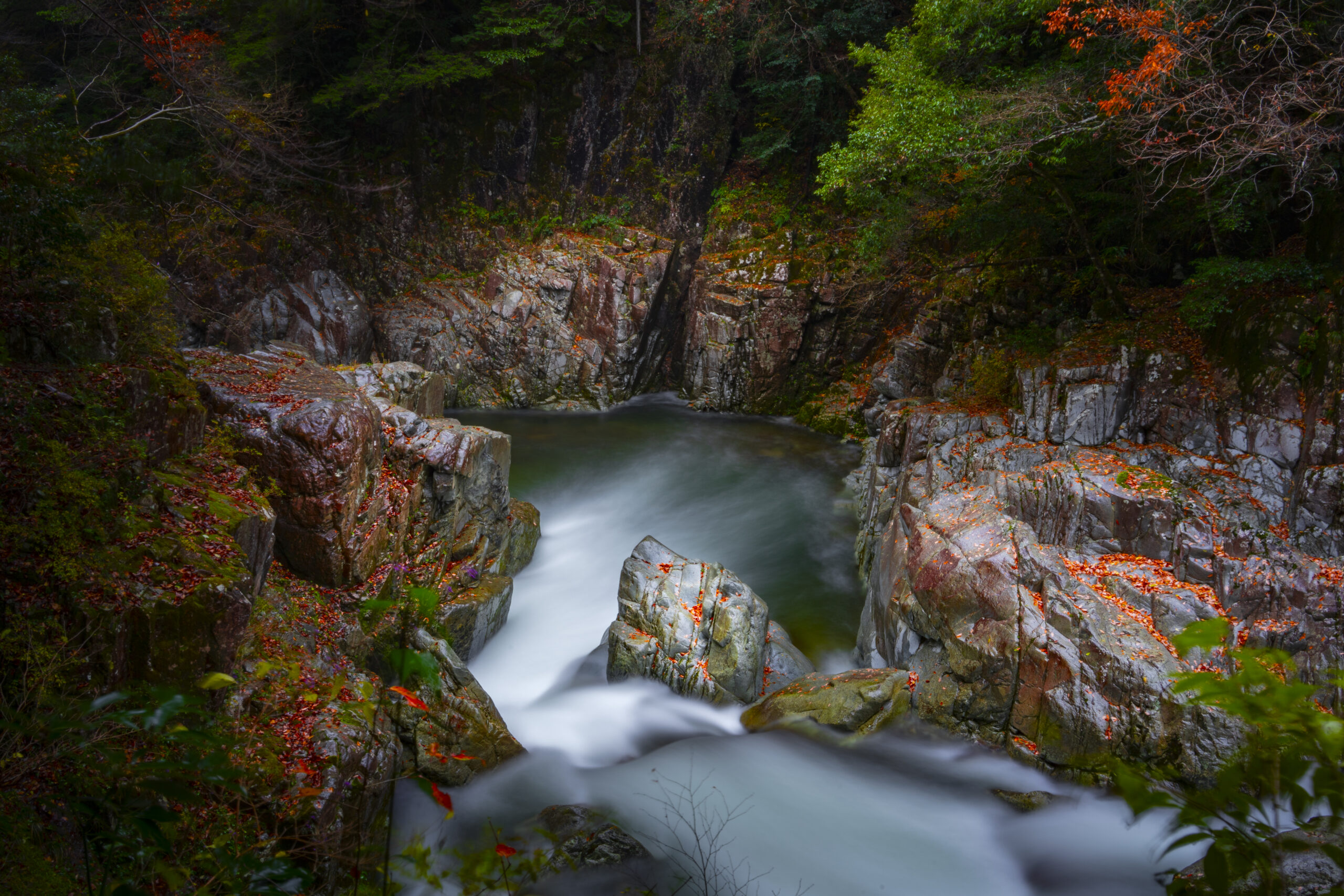 竜ノ口（広島県安芸太田町三段峡）